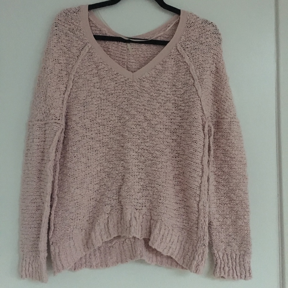 Free People pink sweater, xs
